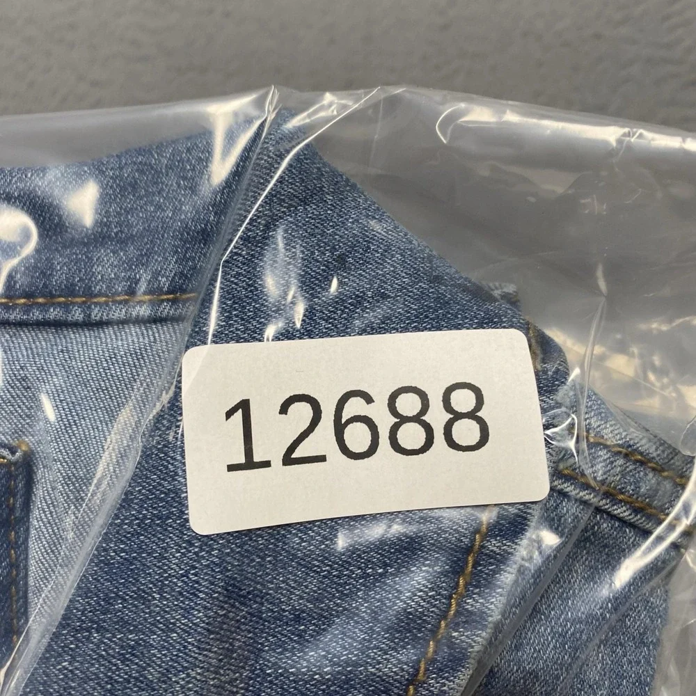 Mudd Jacket Girls 14‎ Blue Denim Jean Trucker Button Front Casual Stretch